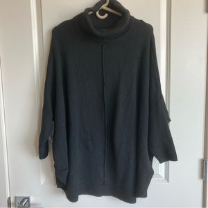Lafayette 148 Oversized Cashmere Cowl Neck Sweater
